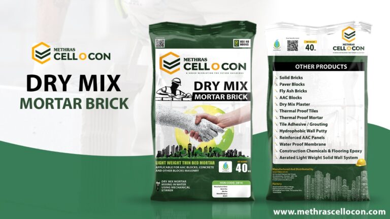 Dry Mix Mortar for Bricks from Cell O Con